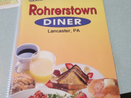 Rohrerstown Diner food