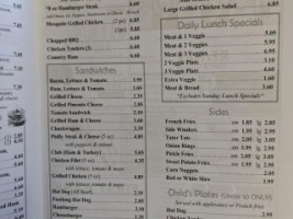 Lulu’s menu