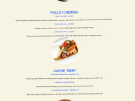 Ceviche Point menu