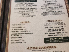 Lazy Heart Grill menu