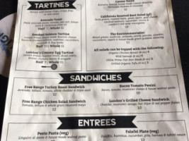 Landon's: East Meets West menu