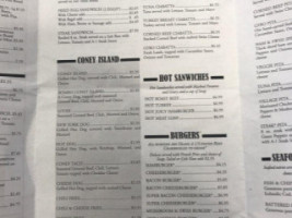 Romeo Coney Island menu