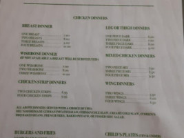 O'brien's Carry Out And Catering menu