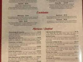 La Chiquita menu