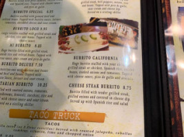 Los Compadres Mexican menu