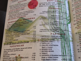 Los Amigos Mexican menu