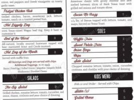 Cedar Creek Brewery menu