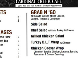 Cardinal Creek Cafe food