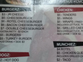 Finger Foodz menu