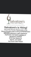 Salvatore's Italian Grill inside