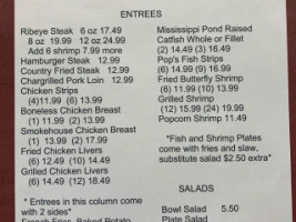 Mel's Diner menu