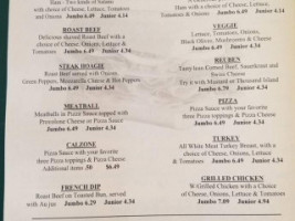 C&j Pizza menu