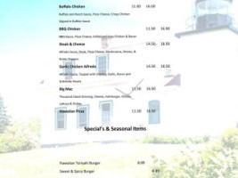 Lighthouse Pizza Pub menu