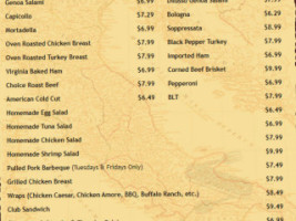 Pastore's Of Rosedale menu