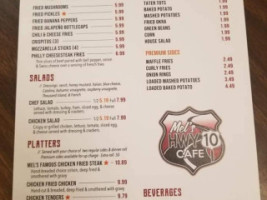 Mel's Hwy 10 Cafe menu