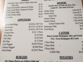 Skip’s Place menu