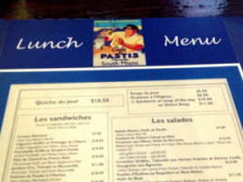 Cafe Pastis South Miami menu