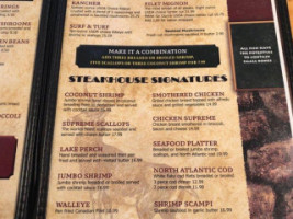 Sparta Steakhouse menu