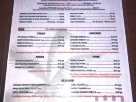 Grand Havana Kitchen menu