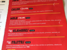 El Rinconcito Mexicano Llc menu