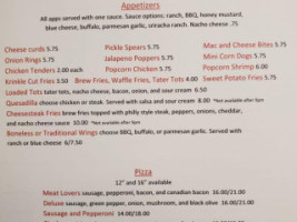 The Local Pub Grill menu