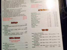 Los Frijolitos menu