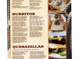 El Norteno Mexican menu