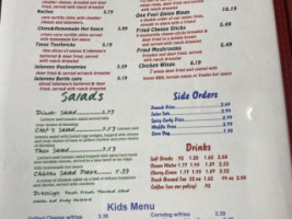 Billie Dean's And R.v. Park menu