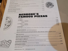 Redbones Inc. menu