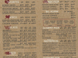 Momma B's Pizzeria menu