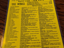 Big Shot Bob's House Of Wings Midland menu