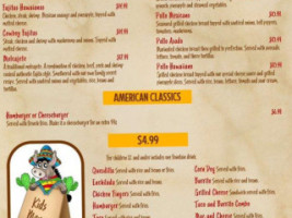 El Burrito menu