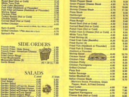 Greek Village menu