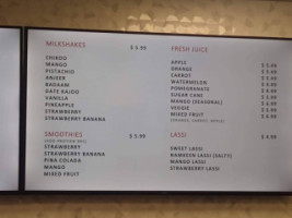 Do Darya menu