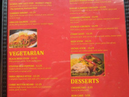 Palm Tree menu