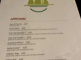 Capitol Bistro menu