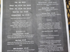 Junior's Grill menu