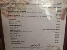 Arzi’s Greek And Lebanese Zachary menu