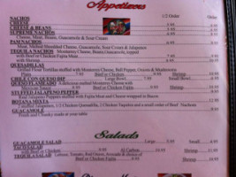 El Paso Mexican Grill menu