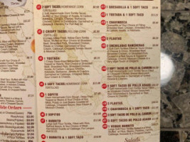 Yakima Antojitos Mexicanos menu