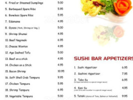 Asian House menu