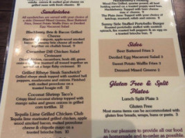 Huckleberry's menu