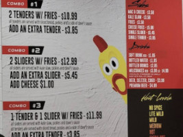 Daves Hot Chicken menu