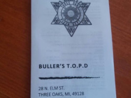 Buller Topd menu