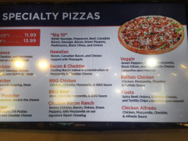 Simple Simon's Pizza menu