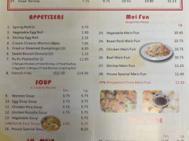 Peking menu