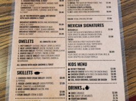 Vic's Cafe menu