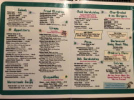 Kelly's Cafe menu