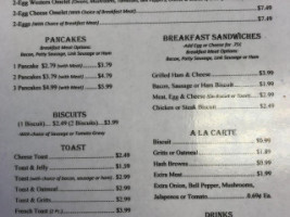 Fifty One Diner menu