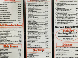 Wellsville General Store And Grill menu